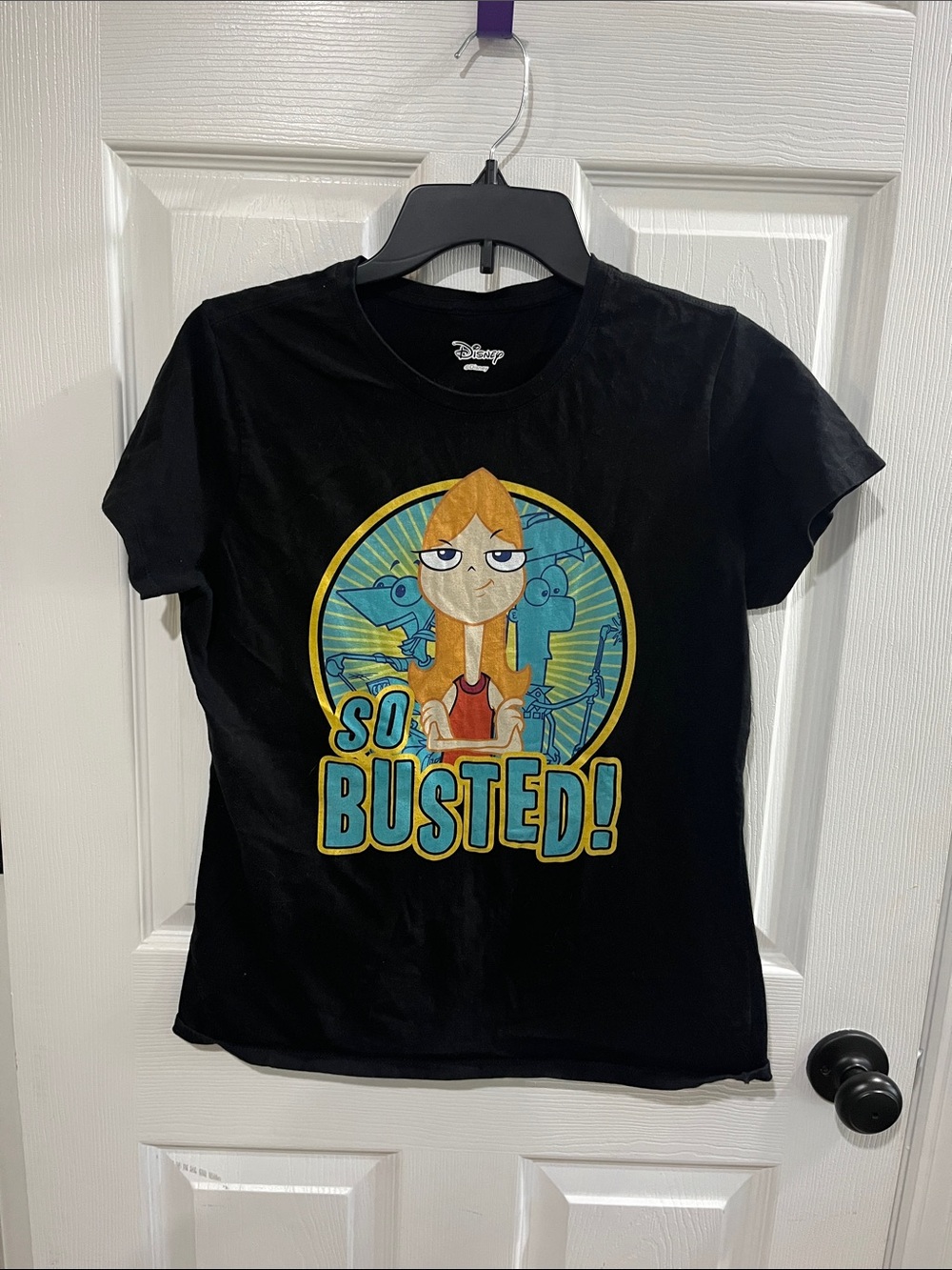 Disney Black 'So Busted!' Candace Graphic Tee